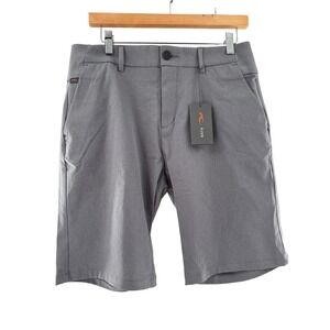 KJUS Golf Shorts Mens 32 Grey Trade Wind Shorts 10 Inch Inseam MG20-J05 Stretch